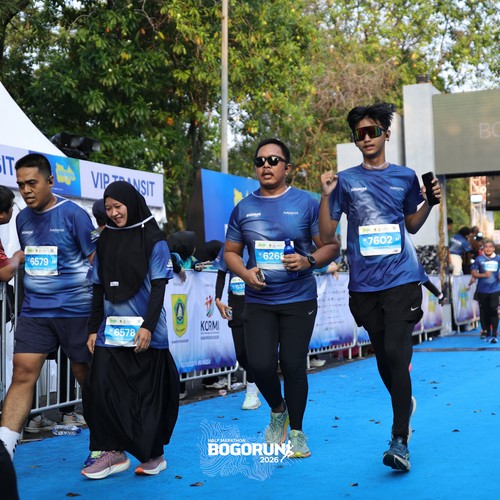 Race photo from BOGORUN 2026