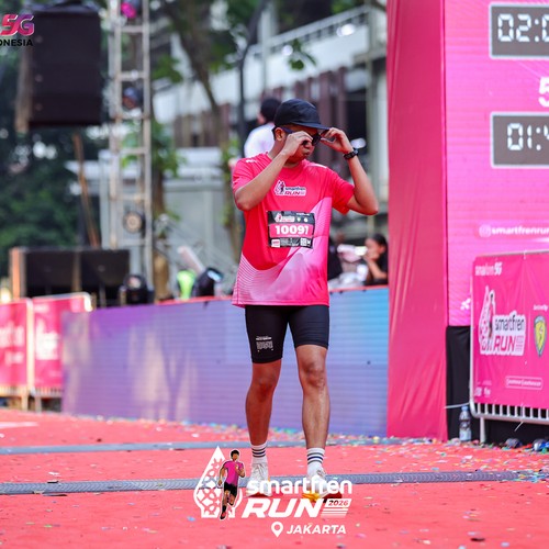 Race photo from SMARTFREN RUN 2026