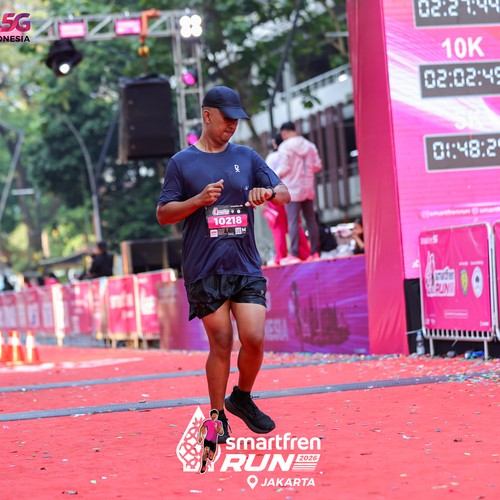Race photo from SMARTFREN RUN 2026