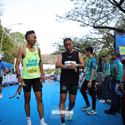 Race photo from BOGORUN 2026