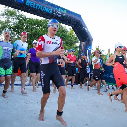 Race photo from Belitung Multisport Festival