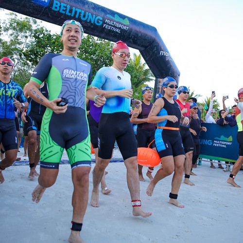 Race photo from Belitung Multisport Festival