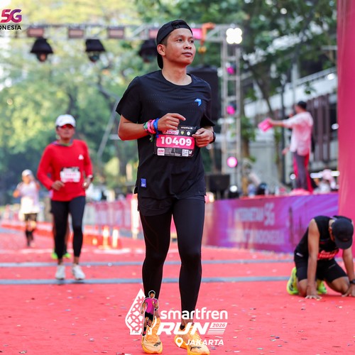 Race photo from SMARTFREN RUN 2026