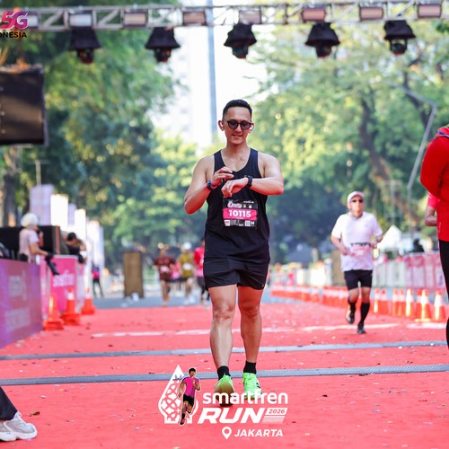 Race photo from SMARTFREN RUN 2026