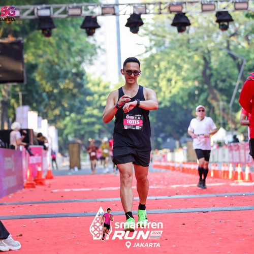 Race photo from SMARTFREN RUN 2026