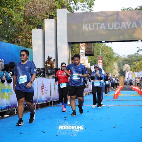 Race photo from BOGORUN 2026