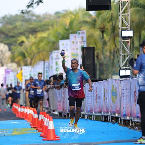 Race photo from BOGORUN 2026
