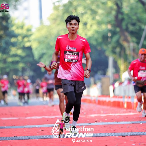 Race photo from SMARTFREN RUN 2026