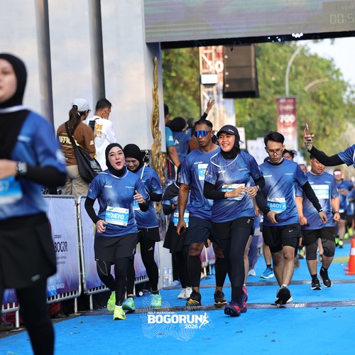 Race photo from BOGORUN 2026