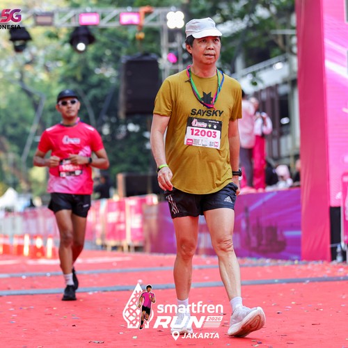 Race photo from SMARTFREN RUN 2026