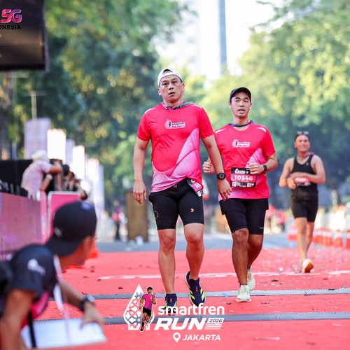 Race photo from SMARTFREN RUN 2026