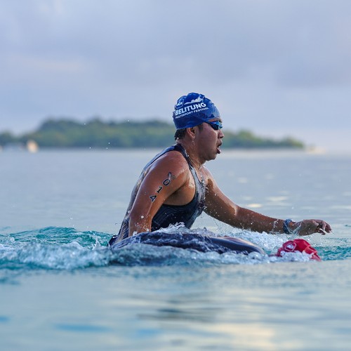 Race photo from Belitung Multisport Festival