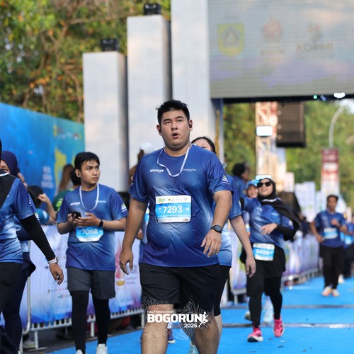 Race photo from BOGORUN 2026