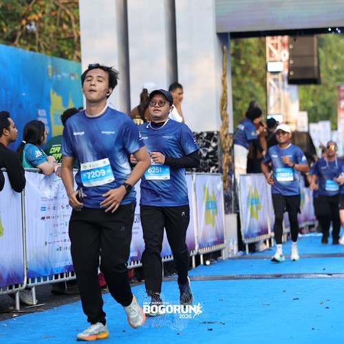 Race photo from BOGORUN 2026