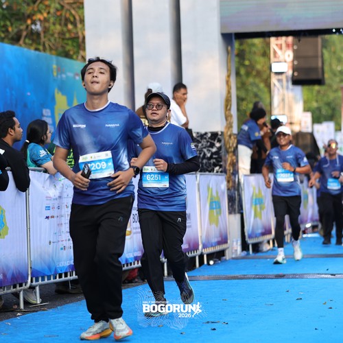 Race photo from BOGORUN 2026