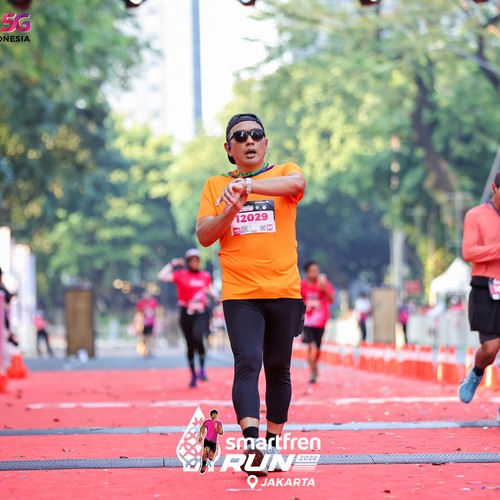 Race photo from SMARTFREN RUN 2026
