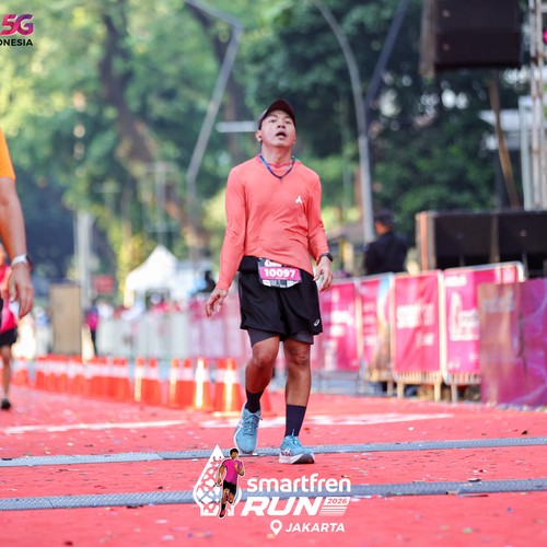 Race photo from SMARTFREN RUN 2026
