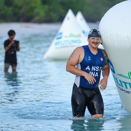 Race photo from Belitung Multisport Festival