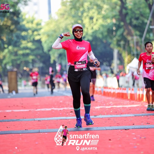 Race photo from SMARTFREN RUN 2026