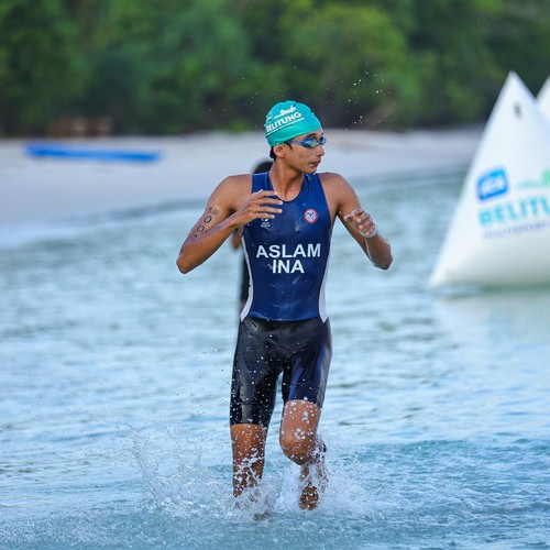 Race photo from Belitung Multisport Festival