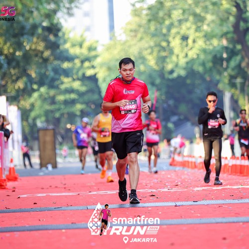 Race photo from SMARTFREN RUN 2026