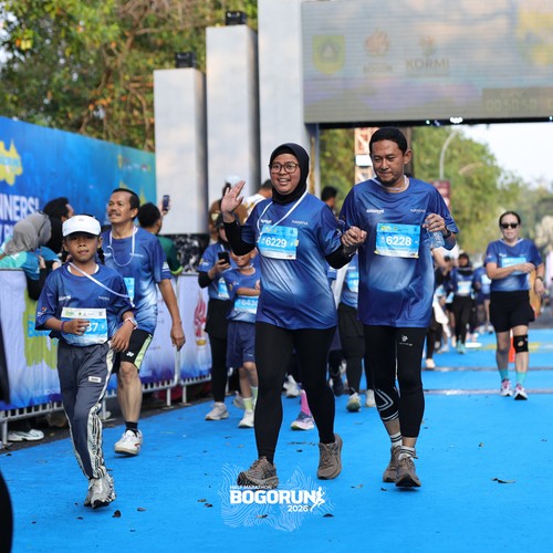 Race photo from BOGORUN 2026