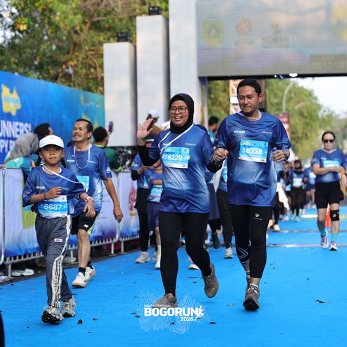 Race photo from BOGORUN 2026