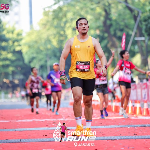 Race photo from SMARTFREN RUN 2026