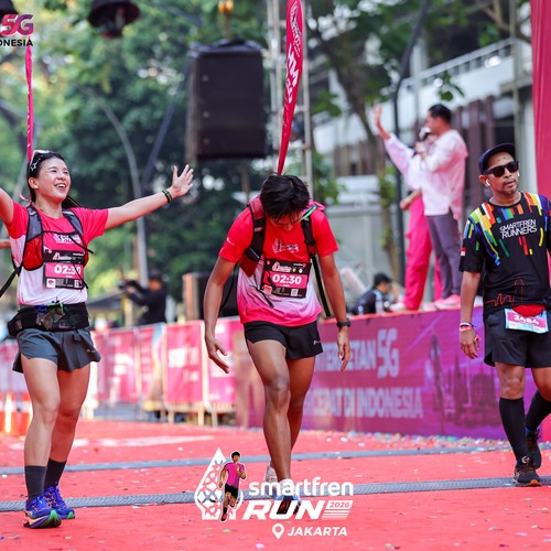 Race photo from SMARTFREN RUN 2026