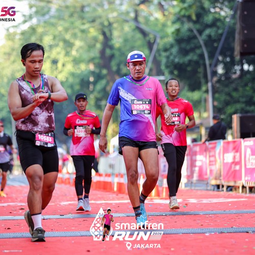 Race photo from SMARTFREN RUN 2026