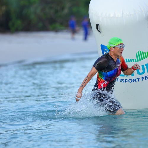 Race photo from Belitung Multisport Festival