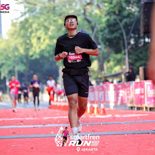 Race photo from SMARTFREN RUN 2026