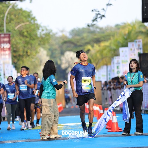 Race photo from BOGORUN 2026