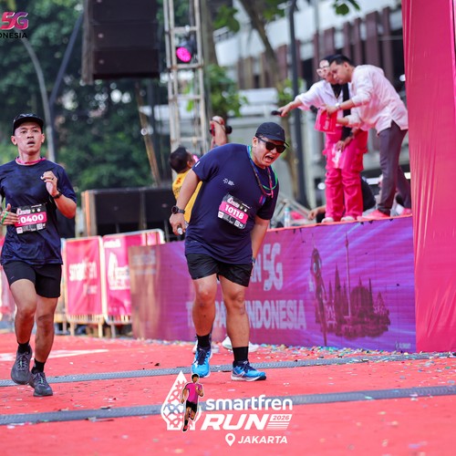 Race photo from SMARTFREN RUN 2026