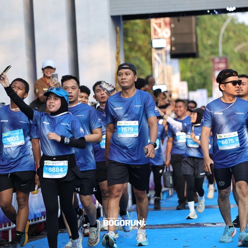 Race photo from BOGORUN 2026