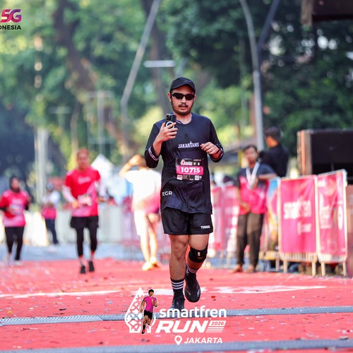 Race photo from SMARTFREN RUN 2026