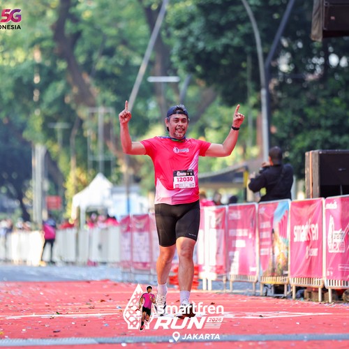 Race photo from SMARTFREN RUN 2026