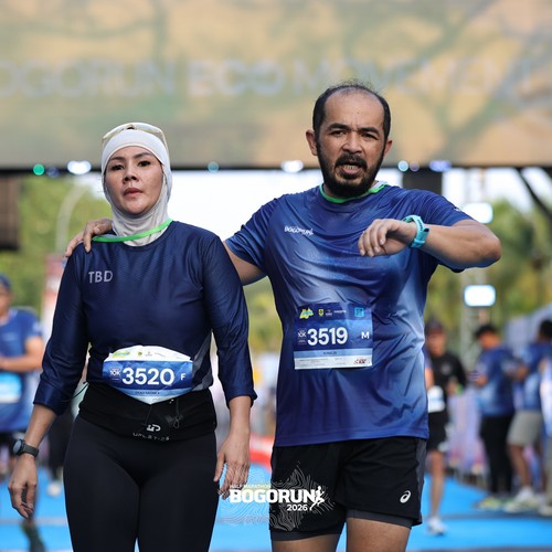 Race photo from BOGORUN 2026