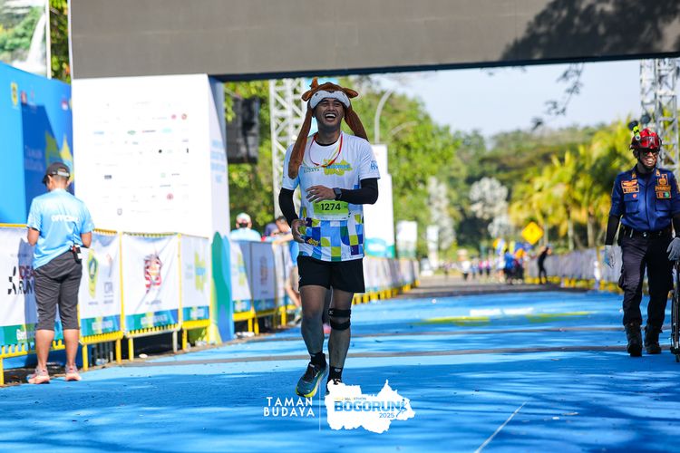 Race photo from Taman Budaya x BOGORUN 2025