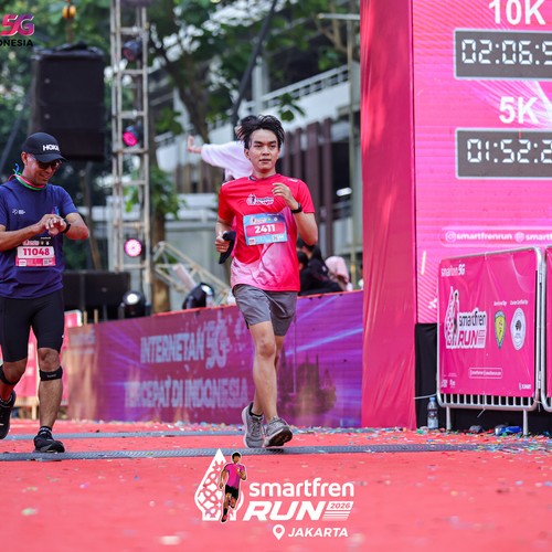 Race photo from SMARTFREN RUN 2026