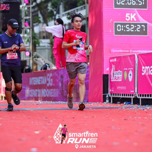 Race photo from SMARTFREN RUN 2026