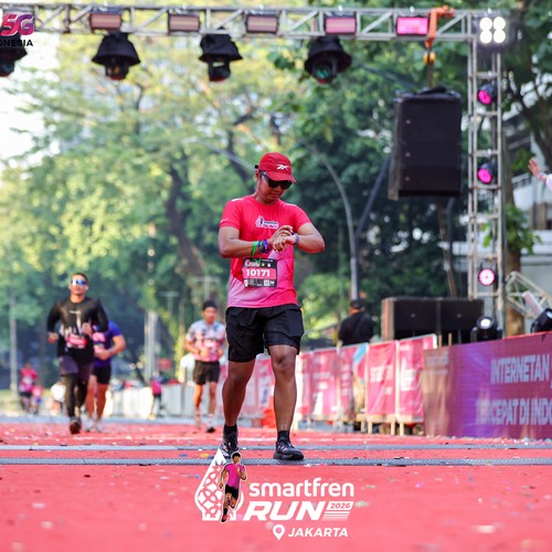 Race photo from SMARTFREN RUN 2026
