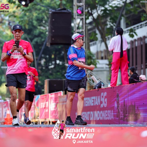 Race photo from SMARTFREN RUN 2026