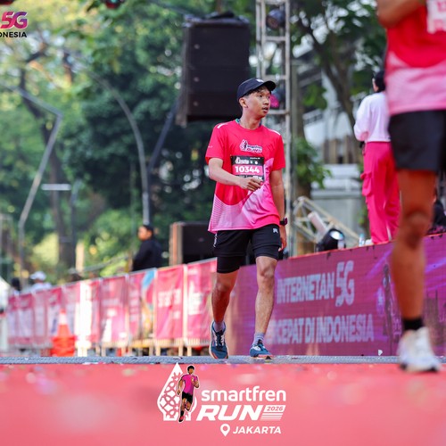 Race photo from SMARTFREN RUN 2026