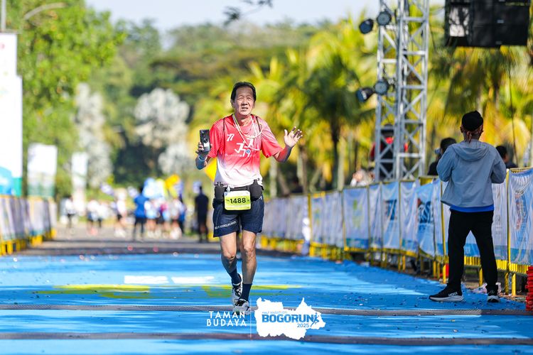 Race photo from Taman Budaya x BOGORUN 2025
