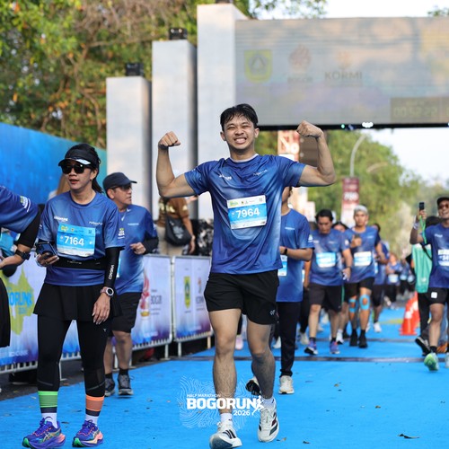 Race photo from BOGORUN 2026