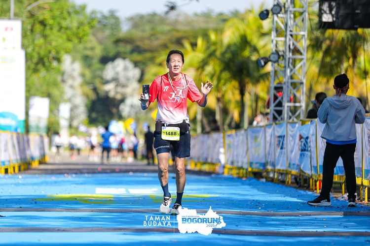 Race photo from Taman Budaya x BOGORUN 2025