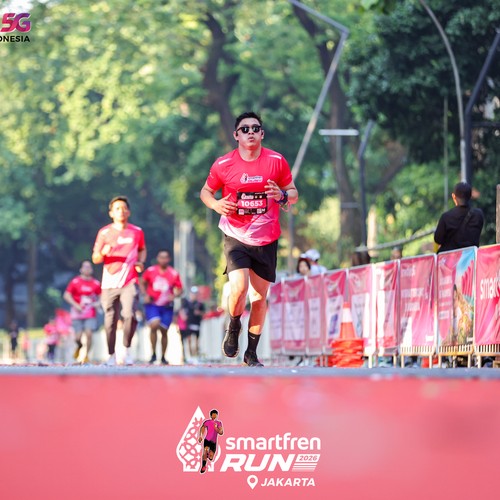 Race photo from SMARTFREN RUN 2026