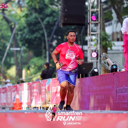 Race photo from SMARTFREN RUN 2026