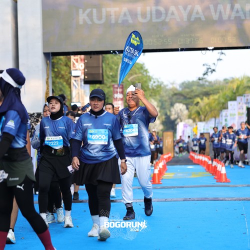 Race photo from BOGORUN 2026